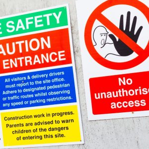 Site Safety Signs at Vision Pack